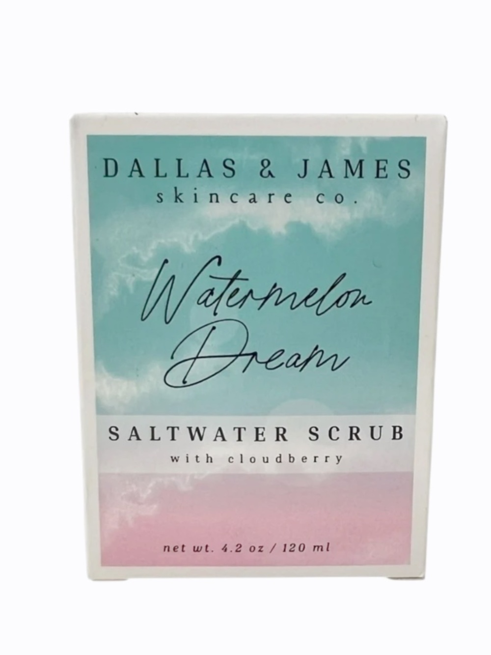 Dallas & James Skincare Co Watermelon Dream Saltwater Scrub 4.2 oz 120ml